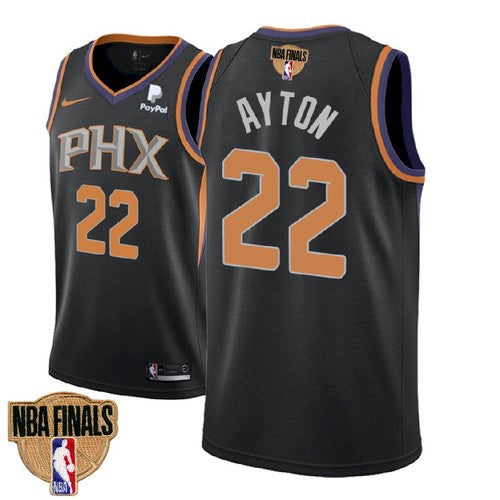Deandre Ayton Phoenix Suns black jersey