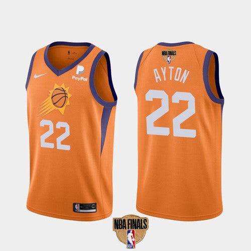 Deandre Ayton Phoenix Suns orange jersey