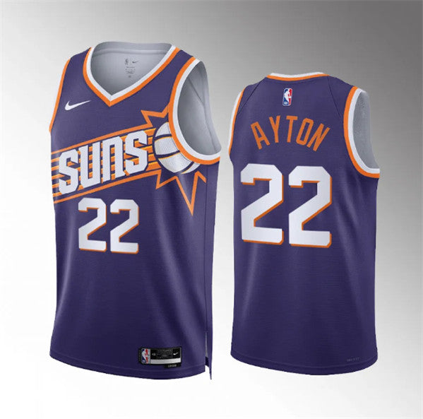 Deandre Ayton Phoenix Suns purple jersey