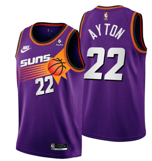Deandre Ayton Phoenix Suns purple jersey
