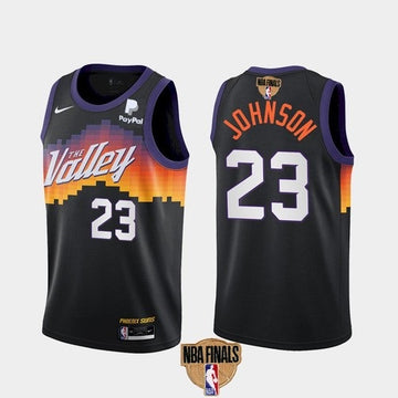Cameron Johnson Phoenix Suns black City Edition jersey