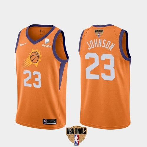 Cameron Johnson Phoenix Suns orange jersey
