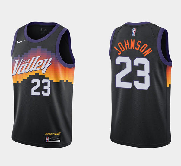 Cameron Johnson Phoenix Suns black City Edition jersey