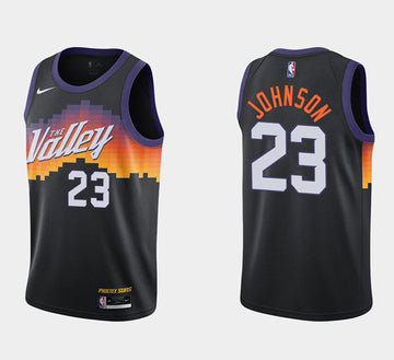 Cameron Johnson Phoenix Suns black City Edition jersey