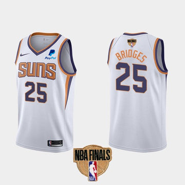 Mikal Bridges Phoenix Suns white jersey