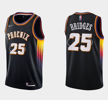 Mikal Bridges Phoenix Suns black jersey