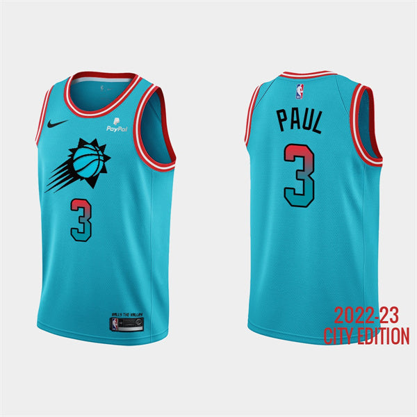 Chris Paul Phoenix Suns blue City Edition jersey