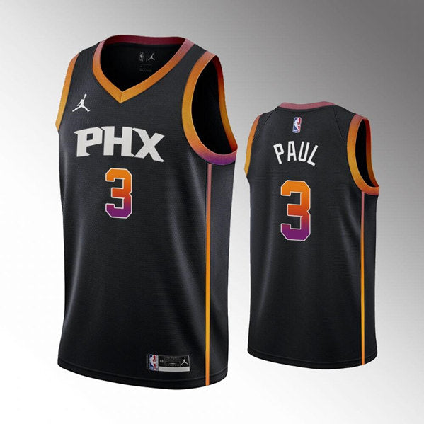 Chris Paul Balck Basketball Phoenix Suns jersey