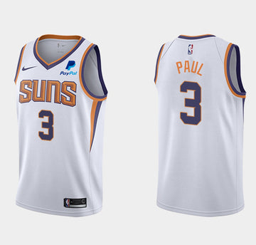 Chris Paul Phoenix Suns white jersey