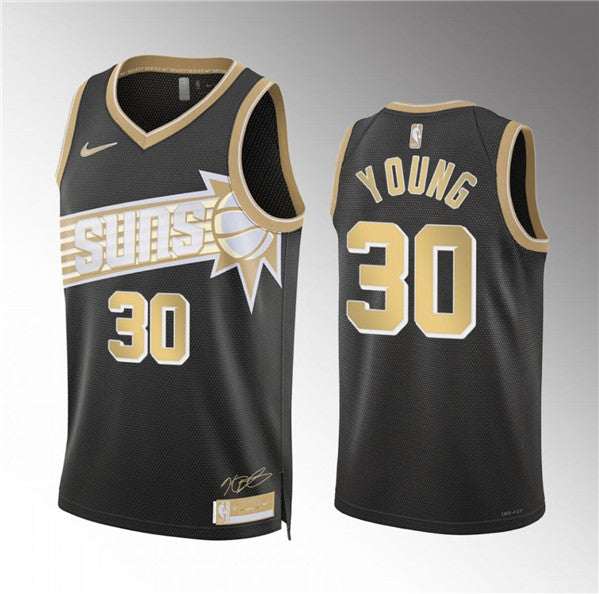 Thaddeus Young Phoenix Suns black jersey