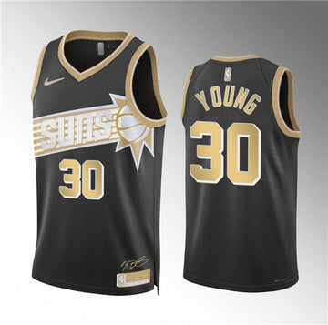 Thaddeus Young Phoenix Suns black jersey