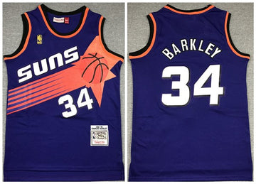 Charles Barkley Phoenix Suns purple Throwback jersey
