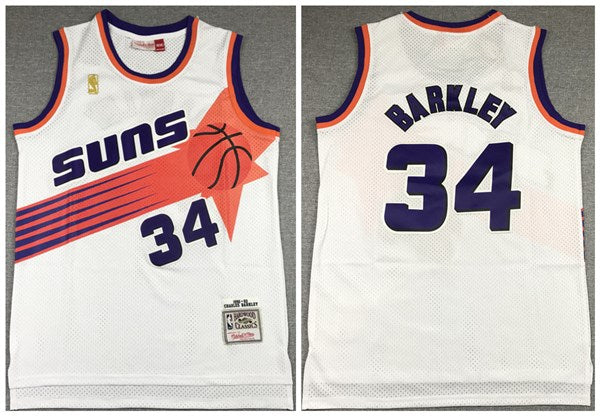 Charles Barkley Phoenix Suns white Throwback jersey