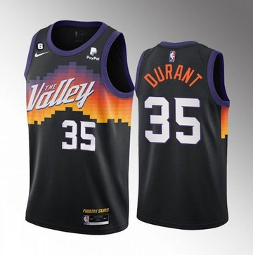 Kevin Durant Balck With Phoenix Suns City Edition jersey