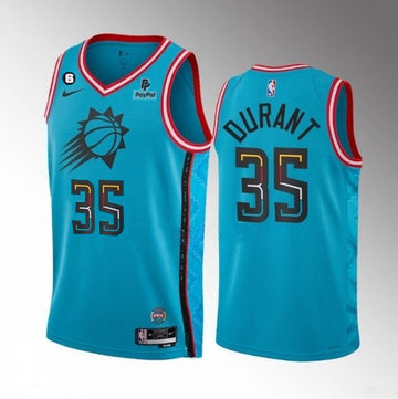 Kevin Durant Phoenix Suns blue City Edition jersey