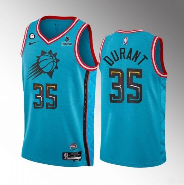 Kevin Durant Phoenix Suns blue City Edition jersey