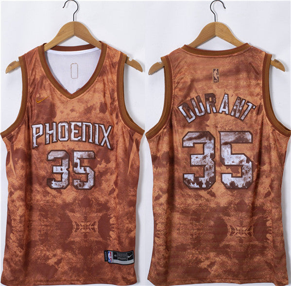 Kevin Durant Phoenix Suns orange jersey