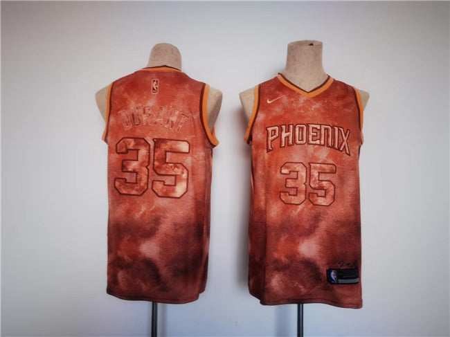 Kevin Durant Phoenix Suns orange jersey