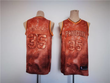 Kevin Durant Phoenix Suns orange jersey
