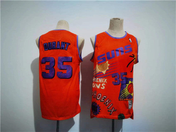 Kevin Durant Phoenix Suns orange Throwback jersey
