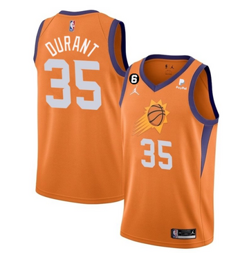 Kevin Durant Phoenix Suns orange jersey