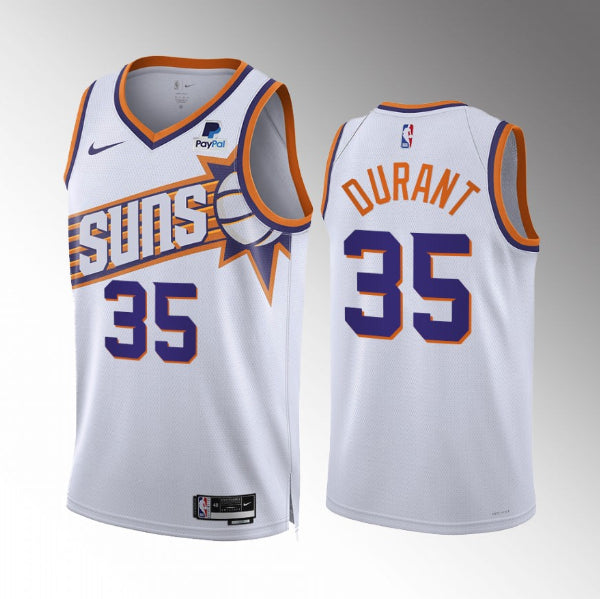 Kevin Durant Phoenix Suns white jersey