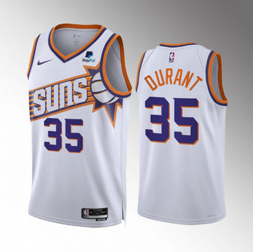 Kevin Durant Phoenix Suns white jersey