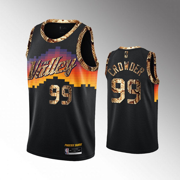 Jae Crowder Balck Phoenix Suns jersey