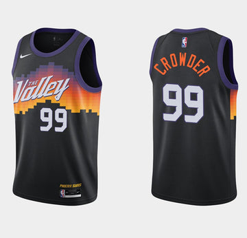 Jae Crowder Phoenix Suns black City Edition jersey