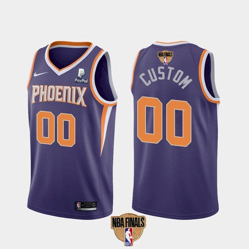 Custom Phoenix Suns purple jersey