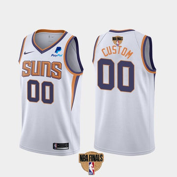 Custom Phoenix Suns white jersey
