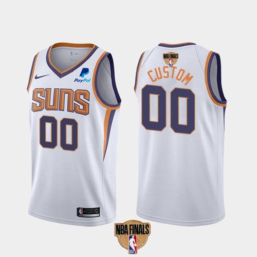 Custom Phoenix Suns white jersey