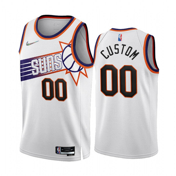 Custom Phoenix Suns white jersey