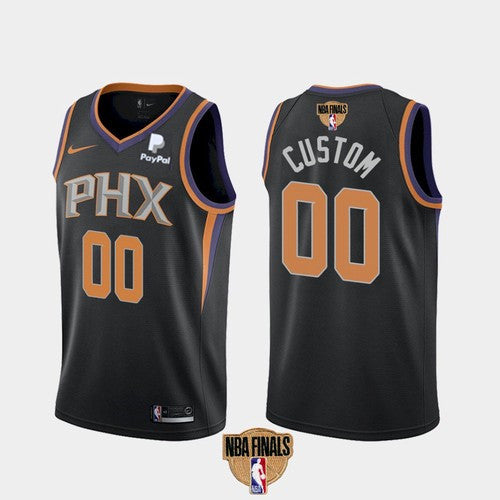Custom Phoenix Suns black jersey