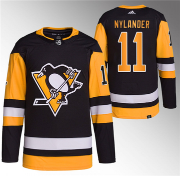 Alex Nylander Pittsburgh Penguins black jersey