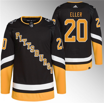 Lars Eller Pittsburgh Penguins black jersey