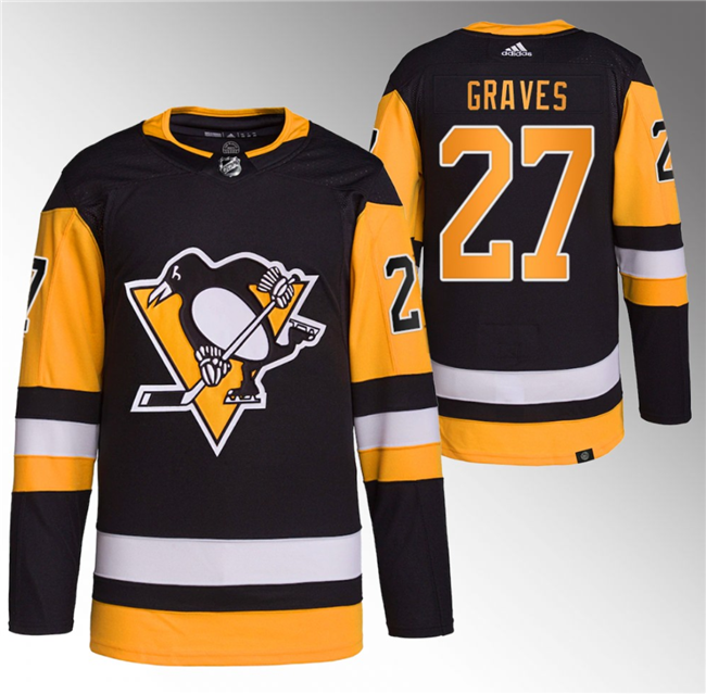 Ryan Graves Pittsburgh Penguins black jersey