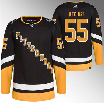 Noel Acciari Pittsburgh Penguins black Alternate jersey