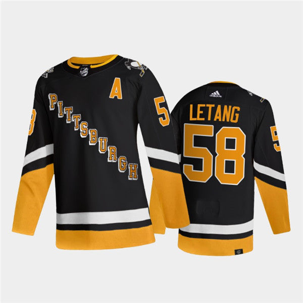 Kris Letang Pittsburgh Penguins black jersey