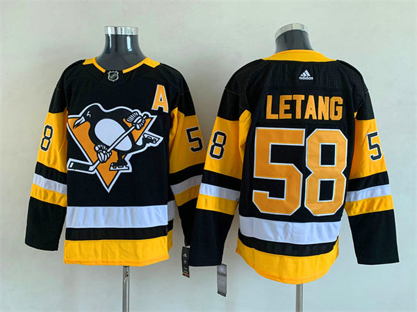 Kris Letang Pittsburgh Penguins black jersey