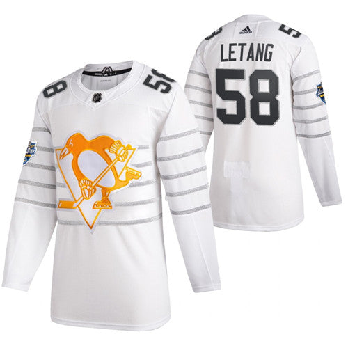 Kris Letang Pittsburgh Penguins white jersey