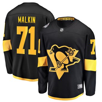 Evgeni Malkin Pittsburgh Penguins black Stadium Series jersey