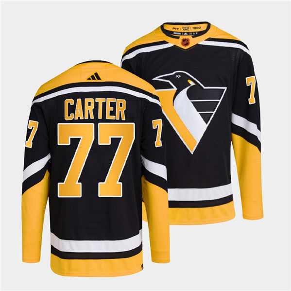 Jeff Carter Pittsburgh Penguins black Reverse Retro jersey