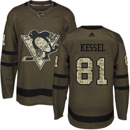 Phil Kessel Pittsburgh Penguins green Salute To Service jersey