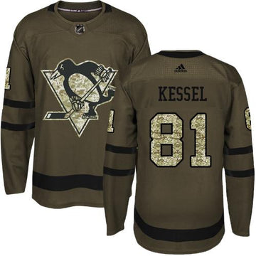 Phil Kessel Pittsburgh Penguins green Salute To Service jersey