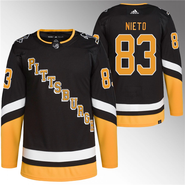 Matt Nieto Pittsburgh Penguins black Alternate jersey