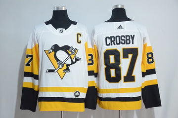 Sidney Crosby Adidas Pittsburgh Penguins white Authentic jersey