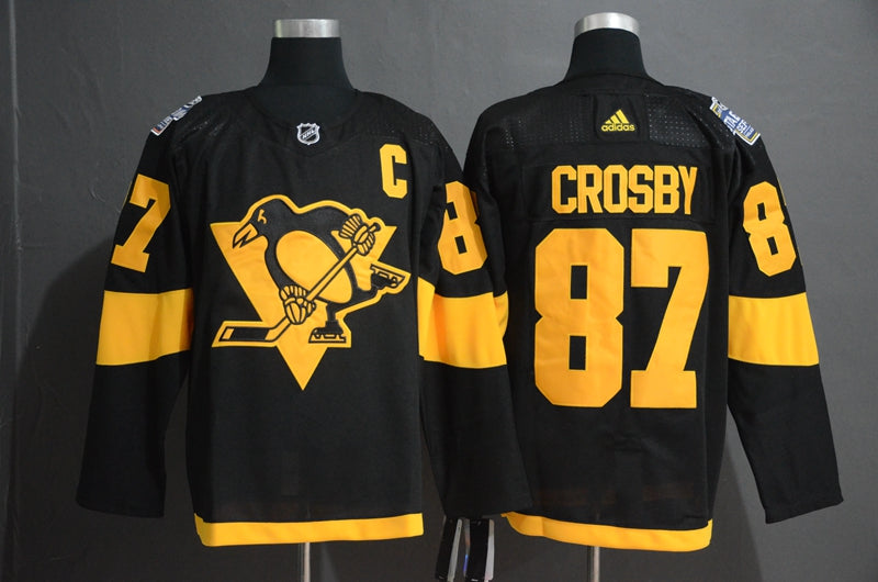 Sidney Crosby Pittsburgh Penguins black Stadium Series jersey