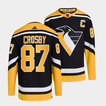 Sidney Crosby Pittsburgh Penguins black Reverse Retro jersey