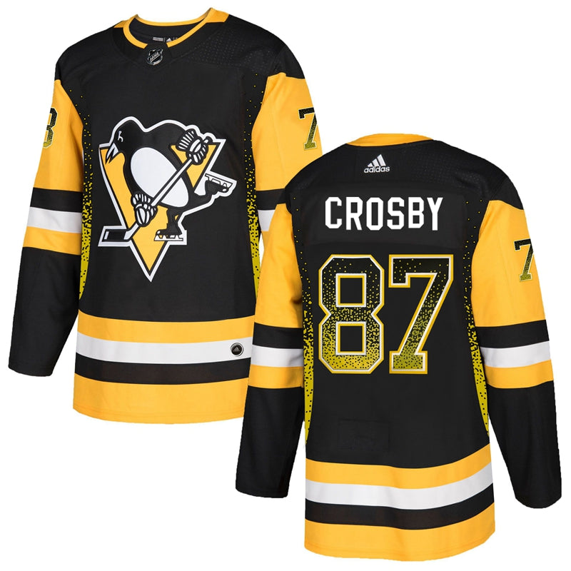 Sidney Crosby Pittsburgh Penguins black Fashion jersey
